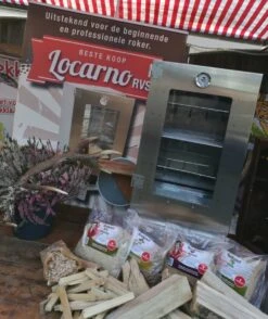 2-L Home & Garden XL Rookoven - RVS - 80x40x28 Cm - 3 Etages -Beroemde Keukenserie Winkel 1009x1200 1