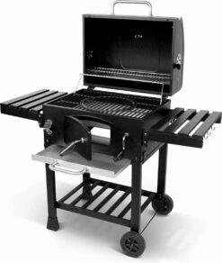 Alice's Garden Houtskool BBQ Bernard - Smoker - Verstelbare Houtskoolbak - Zwart -Beroemde Keukenserie Winkel 1014x1200 1