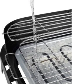 Princess 112250 Elektrische BBQ Met Zijplanken - BBQ - 40x25cm - Met En Zonder Statief Te Gebruiken - Met Zijplankjes - Ook Te Gebruiken Als Tafelgrill - 2200W -Beroemde Keukenserie Winkel 1037x1200 1