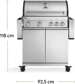 Burnhard Gas BBQ Big FRED Deluxe - 4 Branders - Incl. Keramische Infraroodbrander & Afdekhoes - Deluxe 4 Burnhard Gas BBQ Big FRED Deluxe - 4 Branders - Incl. Keramische Infraroodbrander & Afdekhoes - Deluxe -Beroemde Keukenserie Winkel 1061x1200 1