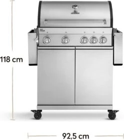 Burnhard Gas BBQ Big FRED Deluxe - 4 Branders - Incl. Keramische Infraroodbrander & Afdekhoes - Deluxe 18 Burnhard Gas BBQ Big FRED Deluxe - 4 Branders - Incl. Keramische Infraroodbrander & Afdekhoes - Deluxe -Beroemde Keukenserie Winkel 1063x1200 3