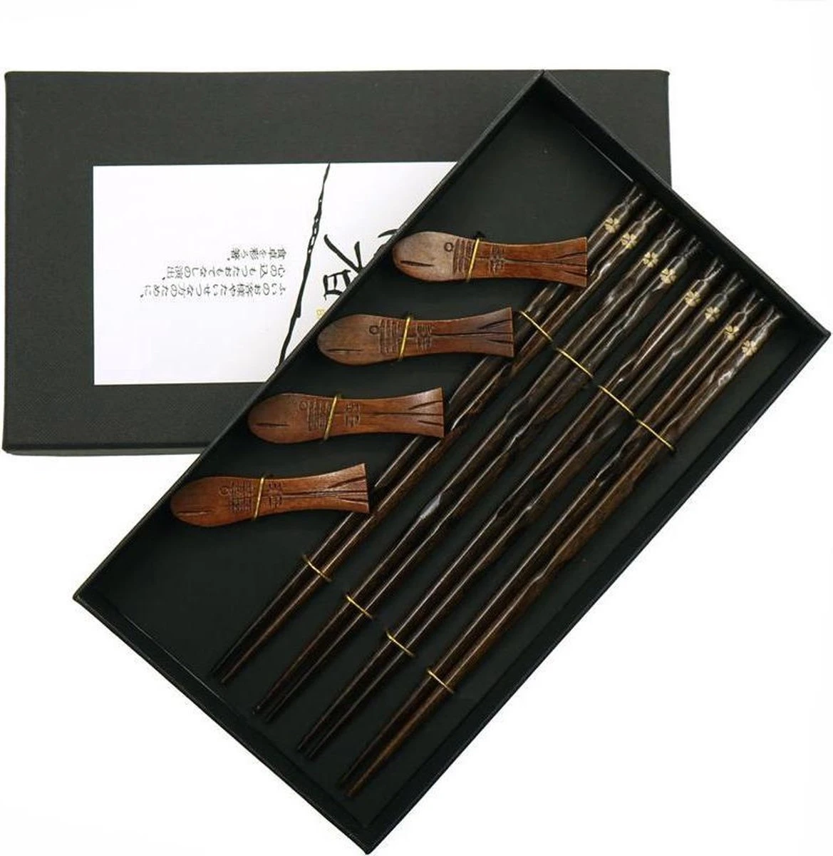 Asiansticks - Luxe Houten Chopsticks Met Houder - Sushiset voor 4 personen - Cadeauset Asiansticks - Luxe Houten Chopsticks Met Houder - Sushiset Voor 4 Personen - Cadeauset -Beroemde Keukenserie Winkel 1169x1200 2