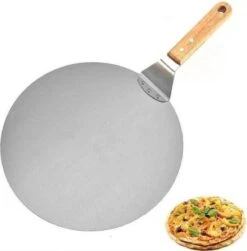 Luxe Pizzaschep Voor Verse Pizza - Extra Groot - RVS 30CM - Grote Pizza Schep Voor Oven Of BBQ Barbecue - Hout Handvat - Pizzaspatel Voor Zelfgemaakte Ovenpizza -Beroemde Keukenserie Winkel 1180x1200