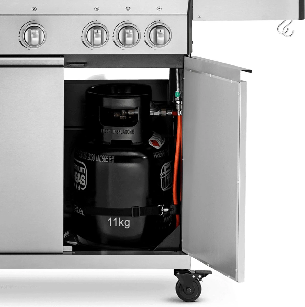 Burnhard Gas BBQ Big FRED Deluxe - 4 Branders - Incl. Keramische Infraroodbrander & Afdekhoes - Deluxe Burnhard Gas BBQ Big FRED Deluxe - 4 Branders - Incl. Keramische Infraroodbrander & Afdekhoes - Deluxe -Beroemde Keukenserie Winkel 1193x1200 4