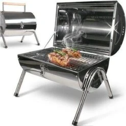 BBQ Collection Houtskoolbarbecue - Cilinder - Chroom -Beroemde Keukenserie Winkel 1197x1200 6