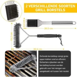 Saveur Royal® 35-delige Barbecue Gereedschapset In Roestvrij Staal - BBQ Grill Set Met Draagtas - Barbecuegerei-sets - Barbecue Accessoires Gereedschap - 35-delig -Beroemde Keukenserie Winkel 1198x1200 12