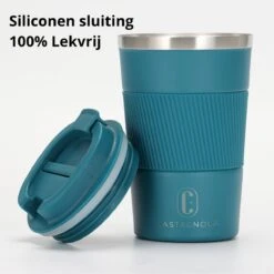 Castagnola Design RVS Koffiebeker To Go - Blauw - 380ml - Thermosbeker - Theebeker -Beroemde Keukenserie Winkel 1198x1200 8