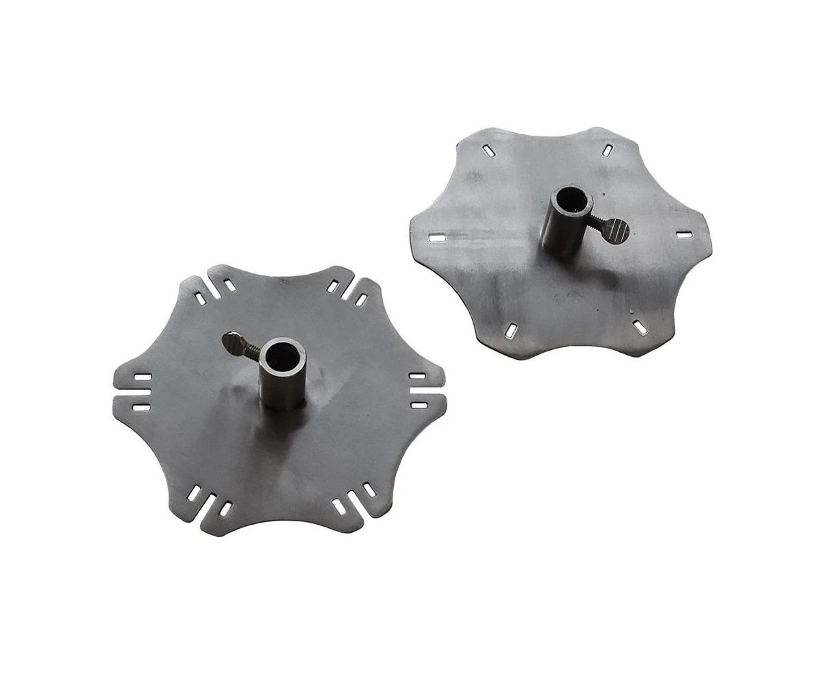 BBQ Rotisserie Kebab spiezen set (universele set geschikt voor de meeste rotisseries / BBQ spitten) BBQ Rotisserie Kebab Spiezen Set (universele Set Geschikt Voor De Meeste Rotisseries / BBQ Spitten) -Beroemde Keukenserie Winkel