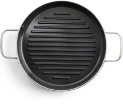 Dagelijkse Kost Keramische Grillpan - Ø28cm - PFAS-vrij - 2 Grepen 5 Dagelijkse Kost Keramische Grillpan - Ø28cm - PFAS-vrij - 2 Grepen -Beroemde Keukenserie Winkel 1200x1021