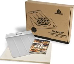 Burnhard Pizzasteen 38 X 30 X 1,5 Cm + Pizzaschep -Beroemde Keukenserie Winkel 1200x1032 1