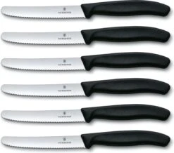 Victorinox Tafelmes 6 Stuks Zwart Krom Heft 3 Victorinox Tafelmes 6 Stuks Zwart Krom Heft -Beroemde Keukenserie Winkel 1200x1060 1