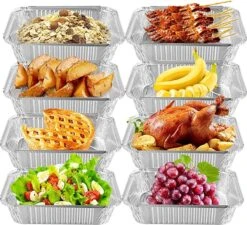 Rechthoekige Kapsalon Aluminium Bak 850cc - 100 Stuks -Beroemde Keukenserie Winkel 1200x1093 1