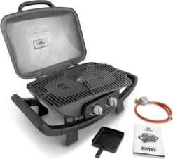 Burnhard Draagbare 2-Branders Gasbarbecue - Afdekhoes - BBQ Wayne -Beroemde Keukenserie Winkel 1200x1099 1