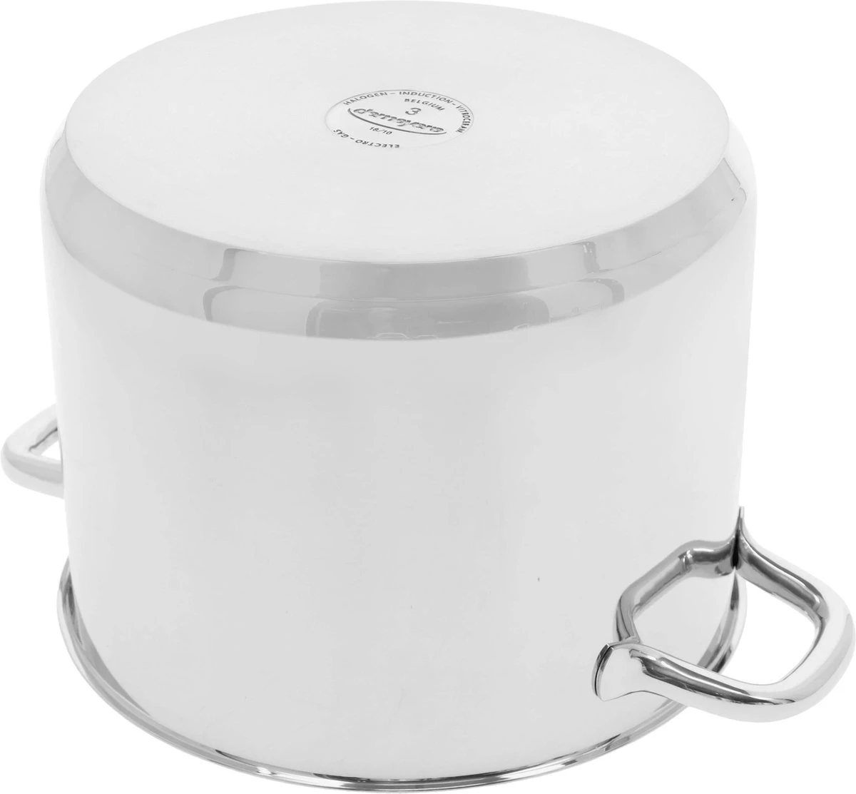 Demeyere Classico 3 soeppan - Met deksel - Inductie - 24 cm - 7L Demeyere Classico 3 Soeppan - Met Deksel - Inductie - 24 Cm - 7L -Beroemde Keukenserie Winkel