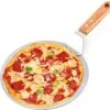 Luxe Pizzaschep Voor Verse Pizza - Extra Groot - RVS 30CM - Grote Pizza Schep Voor Oven Of BBQ Barbecue - Hout Handvat - Pizzaspatel Voor Zelfgemaakte Ovenpizza