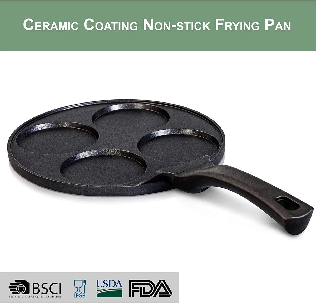 Pancake pannenkoekenpan 4 kop marmeren anti aanbaklaag Pancake Pannenkoekenpan 4 Kop Marmeren Anti Aanbaklaag -Beroemde Keukenserie Winkel