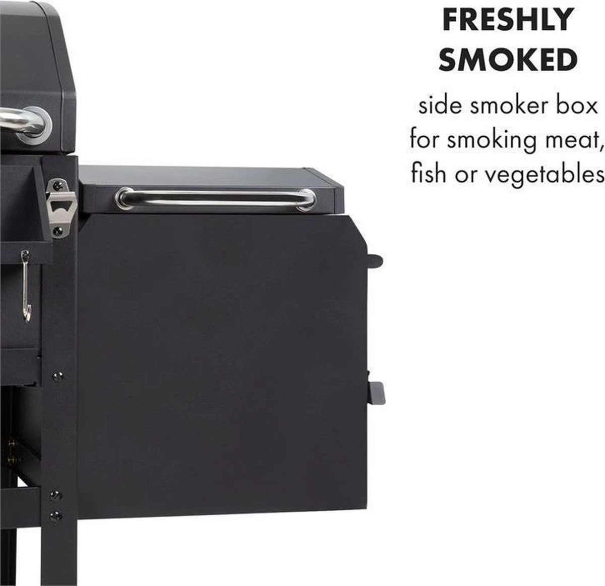 Klarstein Kingsville Double barbecue - Houtskool- en gasbarbecue - Smoker BBQ - Inclusief deksels en thermometer - Met 2 roosters - Zwart Klarstein Kingsville Double Barbecue - Houtskool- En Gasbarbecue - Smoker BBQ - Inclusief Deksels En Thermometer - Met 2 Roosters - Zwart -Beroemde Keukenserie Winkel 1200x1161 1