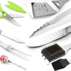 Saveur Royal® 35-delige Barbecue Gereedschapset In Roestvrij Staal - BBQ Grill Set Met Draagtas - Barbecuegerei-sets - Barbecue Accessoires Gereedschap - 35-delig -Beroemde Keukenserie Winkel 1200x1195 2