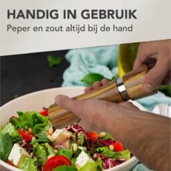 Nimma® Peper En Zoutmolen Set - Incl Navul Lepel - Verstelbare Maalgraad - Acacia Hout 4 Nimma® Peper En Zoutmolen Set - Incl Navul Lepel - Verstelbare Maalgraad - Acacia Hout -Beroemde Keukenserie Winkel 1200x1198 21
