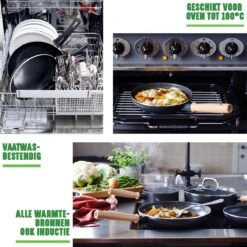 GreenChef Vintage Wokpan 28cm/3.7L - Zwart - Inductie - PFAS-vrij -Beroemde Keukenserie Winkel 1200x1200 181