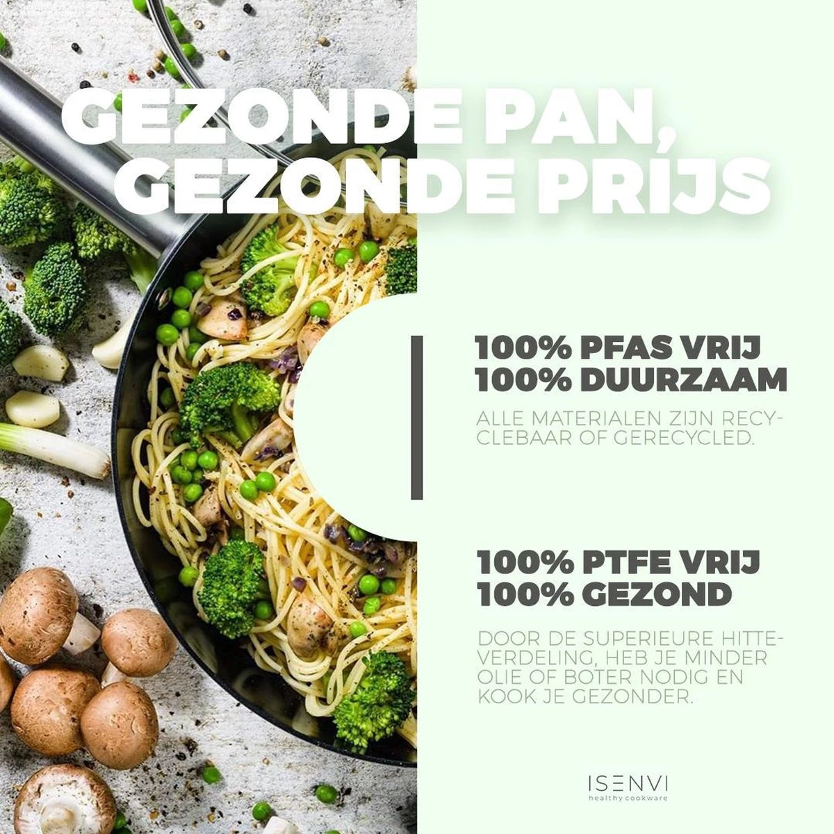 ISENVI Victoria Forged keramische wokpan 32CM - RVS greep ISENVI Victoria Forged Keramische Wokpan 32CM - RVS Greep -Beroemde Keukenserie Winkel 1200x1200 200