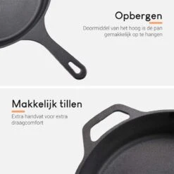 Ocina Gietijzeren Pan – ø30,5cm - Skillet - Koekenpan – Hapjespan – Koekenpan Inductie – Koekenpannenset - Gietijzeren Pan Bbq - Gietijzer 2 Ocina Gietijzeren Pan – ø30,5cm - Skillet - Koekenpan – Hapjespan – Koekenpan Inductie – Koekenpannenset - Gietijzeren Pan Bbq - Gietijzer -Beroemde Keukenserie Winkel 1200x1200 202