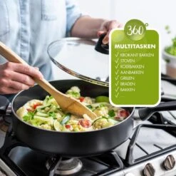 GreenPan Memphis Koekenpan 28cm - Zwart - Inductie - PFAS-vrij -Beroemde Keukenserie Winkel 1200x1200 242