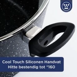 Westinghouse Hapjespan Inductie - Ø 32 Cm - Zwart Marmer - Met Deksel -Beroemde Keukenserie Winkel 1200x1200 284