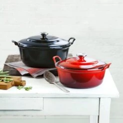 Le Creuset Braadpan Faitout Tradition Kersenrood - ø 24 Cm / 3 Liter -Beroemde Keukenserie Winkel 1200x1200 301