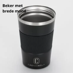Castagnola Design RVS Koffiebeker To Go - Zwart - 380ml - Thermosbeker - Theebeker 6 Castagnola Design RVS Koffiebeker To Go - Zwart - 380ml - Thermosbeker - Theebeker -Beroemde Keukenserie Winkel 1200x1200 320
