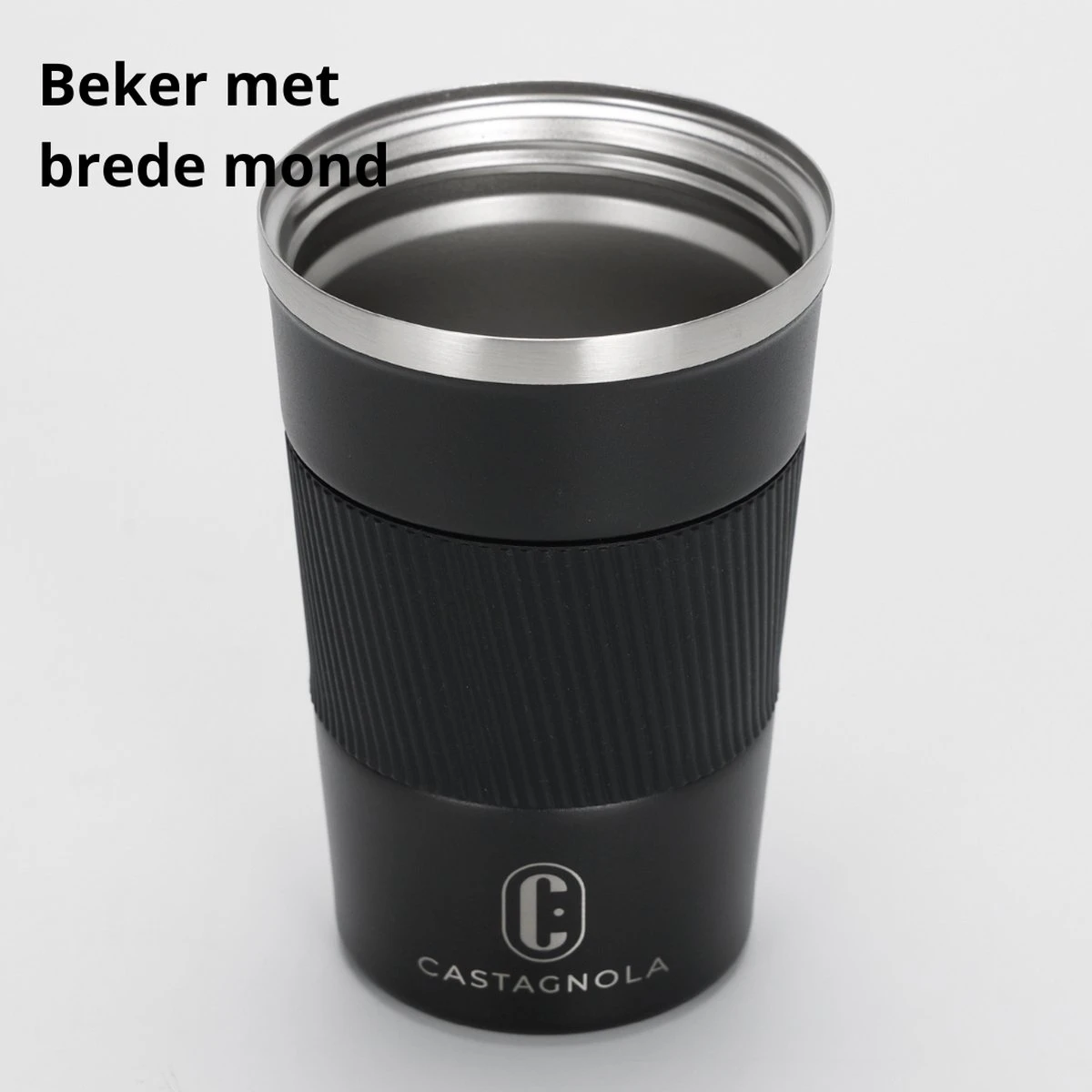 Castagnola Design RVS Koffiebeker To Go - Zwart - 380ml - Thermosbeker - Theebeker Castagnola Design RVS Koffiebeker To Go - Zwart - 380ml - Thermosbeker - Theebeker -Beroemde Keukenserie Winkel 1200x1200 320