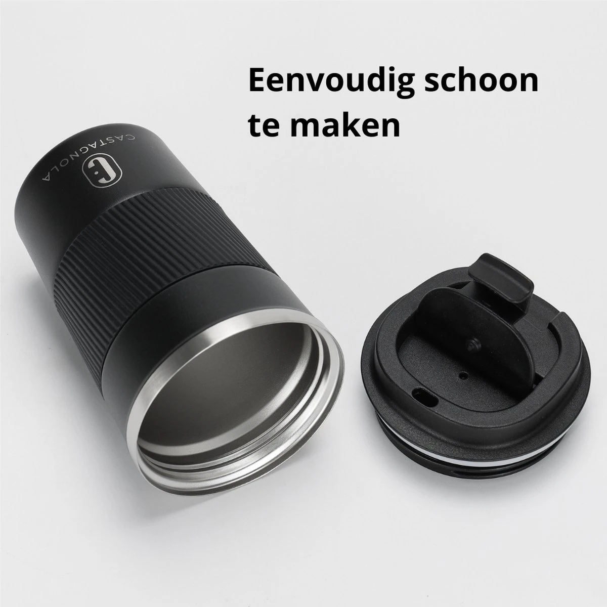 Castagnola Design RVS Koffiebeker To Go - Zwart - 380ml - Thermosbeker - Theebeker Castagnola Design RVS Koffiebeker To Go - Zwart - 380ml - Thermosbeker - Theebeker -Beroemde Keukenserie Winkel 1200x1200 321