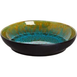 Palmer Serviesset Lotus Stoneware 6-persoons 24-delig Zwart Turquoise -Beroemde Keukenserie Winkel 1200x1200 341