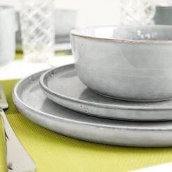 Excellent Serviesset - Servies - 16 Stuks - Aardewerk - Grijs -Beroemde Keukenserie Winkel 1200x1200 357