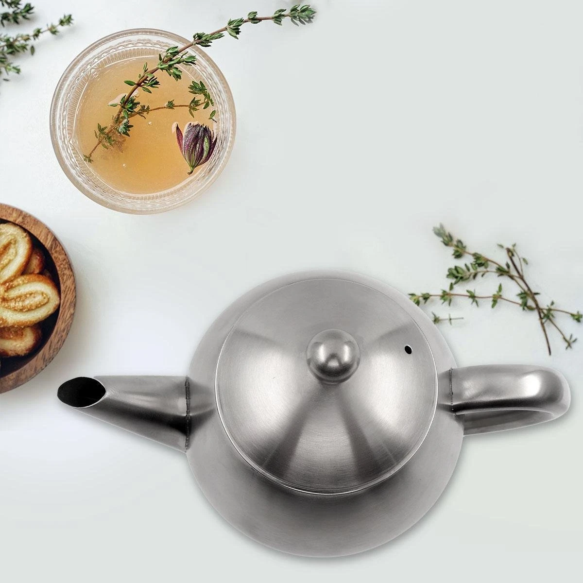 Vaja Valerie - Theepot met filter - Dubbelwandig - RVS - 1.2L Vaja Valerie - Theepot Met Filter - Dubbelwandig - RVS - 1.2L -Beroemde Keukenserie Winkel 1200x1200 370