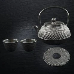 SakuraTea - Theepot Set - 4-delig - Gietijzer - Zwart - 0.8L - 2 Kopjes (100ml) -Beroemde Keukenserie Winkel 1200x1200 372