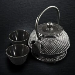 SakuraTea - Theepot Set - 4-delig - Gietijzer - Zwart - 0.8L - 2 Kopjes (100ml) -Beroemde Keukenserie Winkel 1200x1200 373