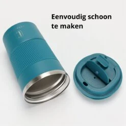 Castagnola Design RVS Koffiebeker To Go - Blauw - 380ml - Thermosbeker - Theebeker -Beroemde Keukenserie Winkel 1200x1200 392