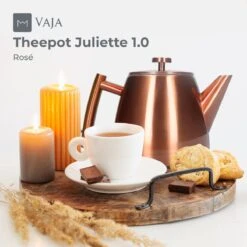 Vaja® Theepot Juliette Rosé Dubbelwandig -Beroemde Keukenserie Winkel 1200x1200 398