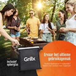 GrillX Barbecue Hoes - 145 X 61 X 117cm - BBQ Hoes Waterdicht - Beschermhoes Inclusief Trekkoord - BBQ Accesoires -Beroemde Keukenserie Winkel 1200x1200 430