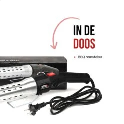 DistinQ BBQ Lighter Aansteker - Elektrische Barbecue Looftlighter Houtskool Starter Voor Barbecue, Grill En Open Haard - 2000 Watt -Beroemde Keukenserie Winkel 1200x1200 449