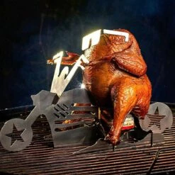 GrillX Beer Can Chicken Houder - Kiphouder Motorcycle - BBQ Accesoires - Bierkip - Barbeque Gereedschap - Chicken Sitter -Beroemde Keukenserie Winkel 1200x1200 472