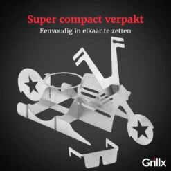 GrillX Beer Can Chicken Houder - Kiphouder Motorcycle - BBQ Accesoires - Bierkip - Barbeque Gereedschap - Chicken Sitter -Beroemde Keukenserie Winkel 1200x1200 474