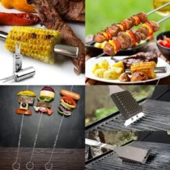Saveur Royal® 35-delige Barbecue Gereedschapset In Roestvrij Staal - BBQ Grill Set Met Draagtas - Barbecuegerei-sets - Barbecue Accessoires Gereedschap - 35-delig -Beroemde Keukenserie Winkel 1200x1200 479