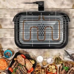 Princess 112252 Hybride Barbecue – Elektrische BBQ - Tafelmodel - 2000W - 44x 29cm - Gebruik Elektrisch Of Met Kolen 19 Princess 112252 Hybride Barbecue – Elektrische BBQ - Tafelmodel - 2000W - 44x 29cm - Gebruik Elektrisch Of Met Kolen -Beroemde Keukenserie Winkel 1200x1200 512