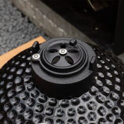 BluMill Kamado BBQ Egg - Kamado 13 Inch - Incl. Vlees Thermometer - Houtskoolbarbecues - Zwart - Ø 27cm -Beroemde Keukenserie Winkel 1200x1200 533