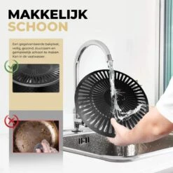 Ozocozy BBQ-ONE Houtskool Tafelbarbecue - Ø30 Cm- Zwart - Incl. Draagtas, Siliconen Bakkwast En RVS-Barbecuetang -Beroemde Keukenserie Winkel 1200x1200 540