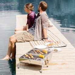 BBQ Collection Houtskoolbarbecue - Cilinder - Chroom -Beroemde Keukenserie Winkel 1200x1200 543