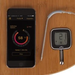 Patton Kamado Houtskool Barbecue - 18" - Grilloppervlak Ø 39 Cm - Met Bluetooth Thermometer - Groen -Beroemde Keukenserie Winkel 1200x1200 569