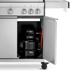 Burnhard Gas BBQ Big FRED Deluxe - 4 Branders - Incl. Keramische Infraroodbrander & Afdekhoes - Deluxe 5 Burnhard Gas BBQ Big FRED Deluxe - 4 Branders - Incl. Keramische Infraroodbrander & Afdekhoes - Deluxe -Beroemde Keukenserie Winkel 1200x1200 575